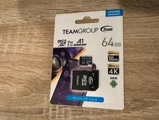 Team Group 64GB SDXC Micro SD Card with Adapter