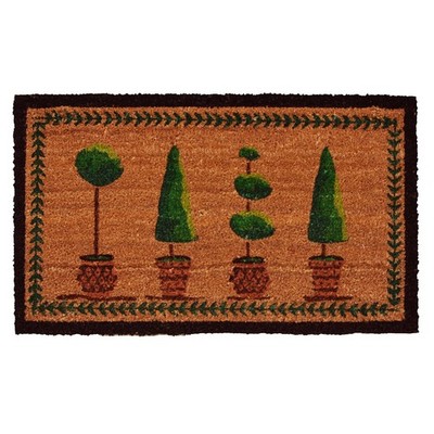 Home & More Calloway Mills 120742436 Topiary Doormat, 24''x36'', Multicolor