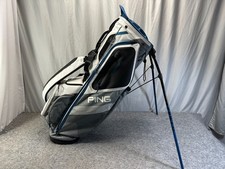 Ping Hoofer 14 Golf Stand Bag 14-Way Divider Black / Grey Dual Strap Carry READ