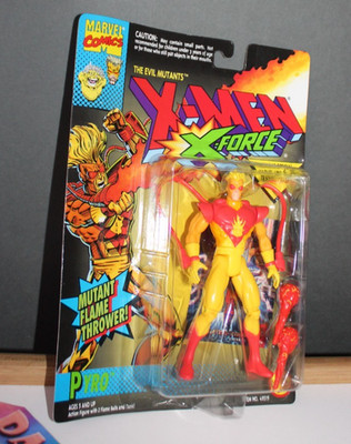 Marvel X-Men X-force Evil Mutants Pyro Flame Thrower Toy Biz Vintage 1994 Sealed