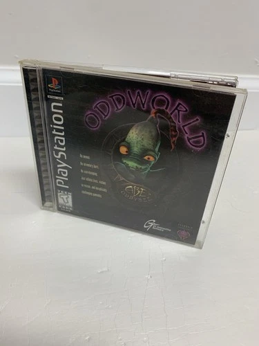 Oddworld: Abe's Oddysee CIB Black Label (Sony PlayStation 1, 1997) Clean