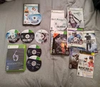 Xbox 360 Game Lot - Call of Duty: Black Ops I II Virtua Tennis 3 Resident Evil