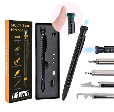 11 in 1 Multi-Tool Pen - Tools for Travel, Camping, Outdoor Activities,Office