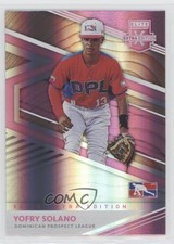 2020 Elite Extra Edition Dominican Prospect League Pink Yoffry Solano #179 07rd