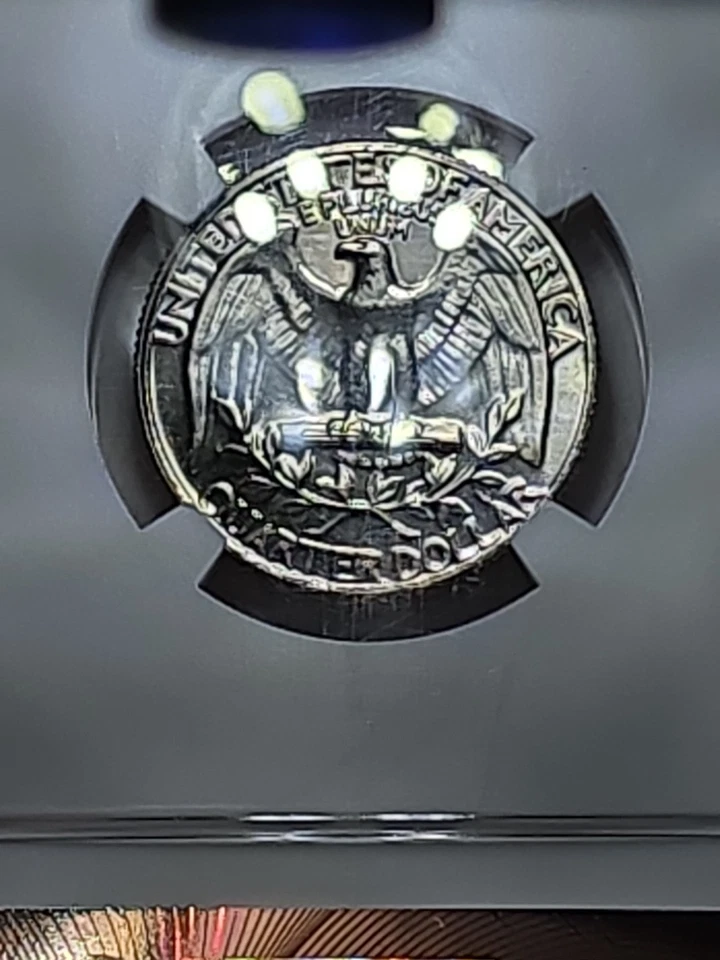 1966 SMS Washington Quarter 25 Cents NGC MS 66 - Image 2 of 3