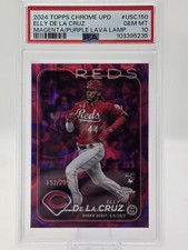 2024 Topps Chrome Update Series - Rookie Debut Elly De La Cruz #USC150 Magenta &