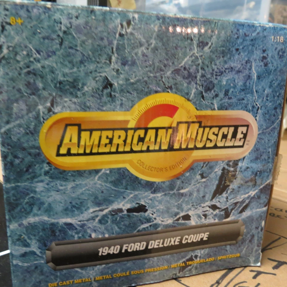 ERTL American Muscle Ford 1940 Deluxe купе бордовый новый # 3976 - Изображение 3 из 4