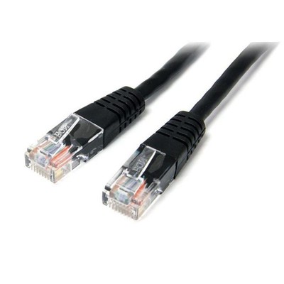 StarTech.com M45PAT15MBK Cat5e Snagless Gigabit RJ45 UTP Netzwerkkabel 15m