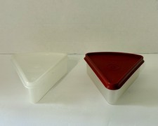 Vintage Tupperware Pie Savers 269 With Lids 2...