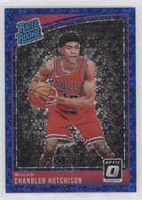 2018-19 Panini Donruss Optic Fast Break Blue Prizm 28/50 Chandler Hutchison d4v