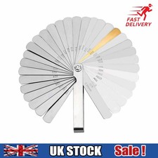 32 Blade GAUGE Imperial & Metric Measure Spark Plug Tappet Gap Clearance