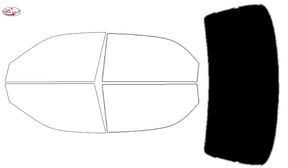 Kit de película de tinte de ventana de 2 capas precortada personalizada computarizada para Mazda 626 1998-2002 Foto 4 de 4