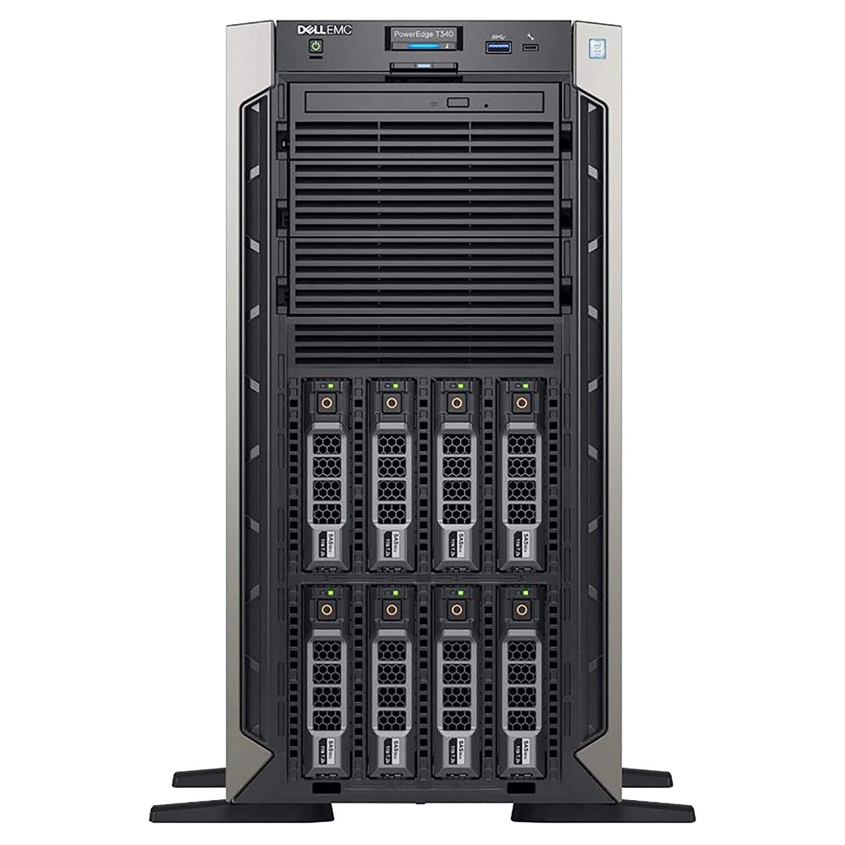 サーバー Dell PowerEdge T340 Xeon E-2124G 8GB Dell PowerEdge T340 Server | Xeon E-2124 | 3.3GHz | 8MB | 64GB RAM