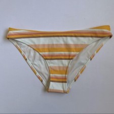 Xhilaration Cheeky Bikini Bottom Juniors Size XL Striped Ribbed NWT