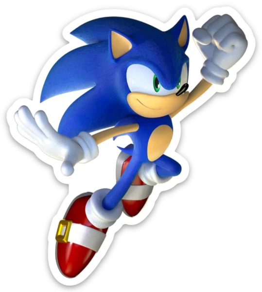 Sonic the Hedgehog sticker - SEGA - Genesis