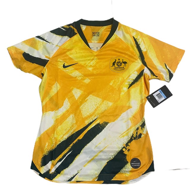 Nike Women's Australia 2019 National Home Soccer Jersey Aj4388 Yellow
