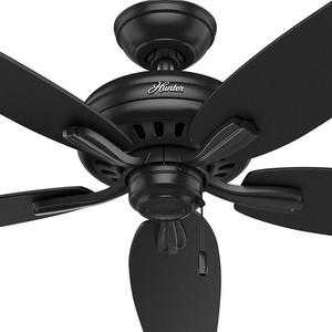 Newsome 52 In Indoor Outdoor Matte Black Ceiling Fan Reversible