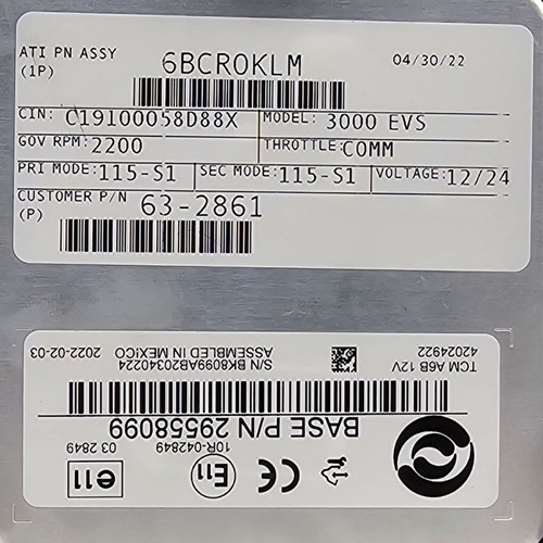 NEW OEM Allison Transmission 3000 EVS Control Module 29558099, 6BCR0KLM/63-2861 - Foto 3 di 5