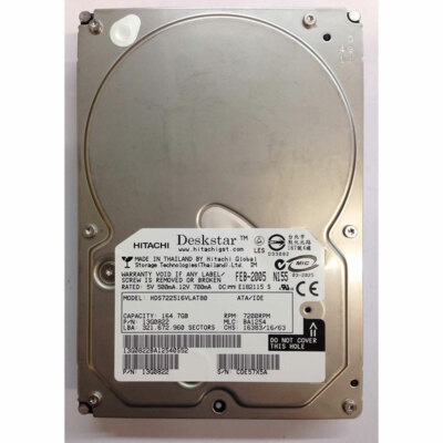 13G0822 - Hitachi 164GB 7200 RPM IDE 3.5'' HDD
