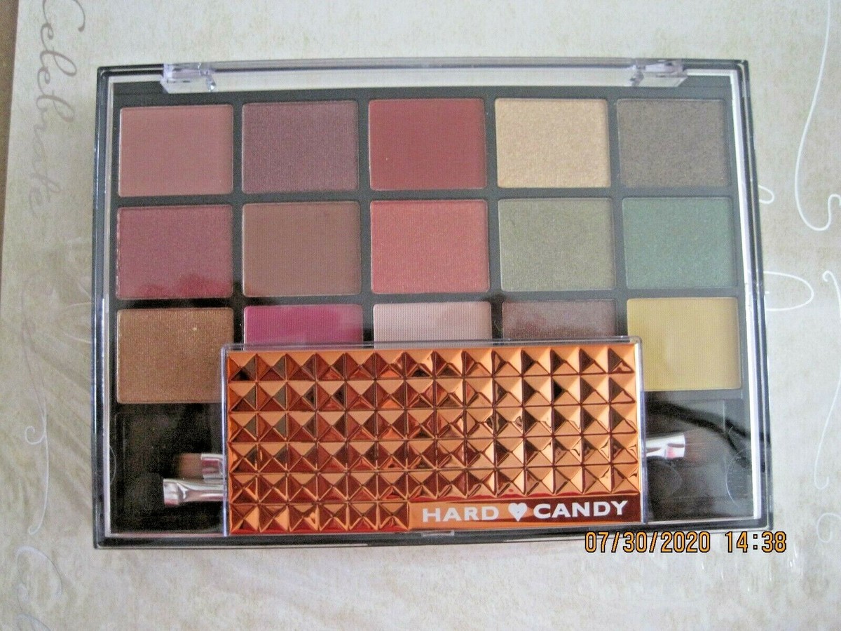 Hard Candy Earthy Vixen Look Pro Eyeshadow Palette New 15 shades +