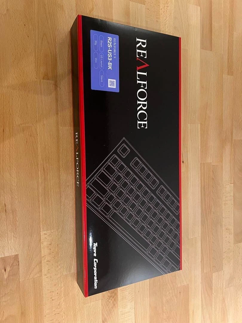 Topre REALFORCE S R2S-US3-BK black Keyboard US Layout new