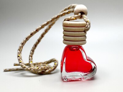 Car Diffuser Stylish Hanging Heart Gift for Lover Cute Fragrant Air FreshenerRed