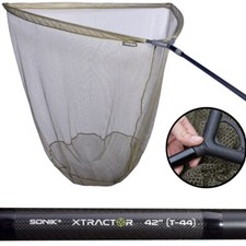 Sonik 42" Landing Net Xtractor Carp Fishing packs down to 44" Length