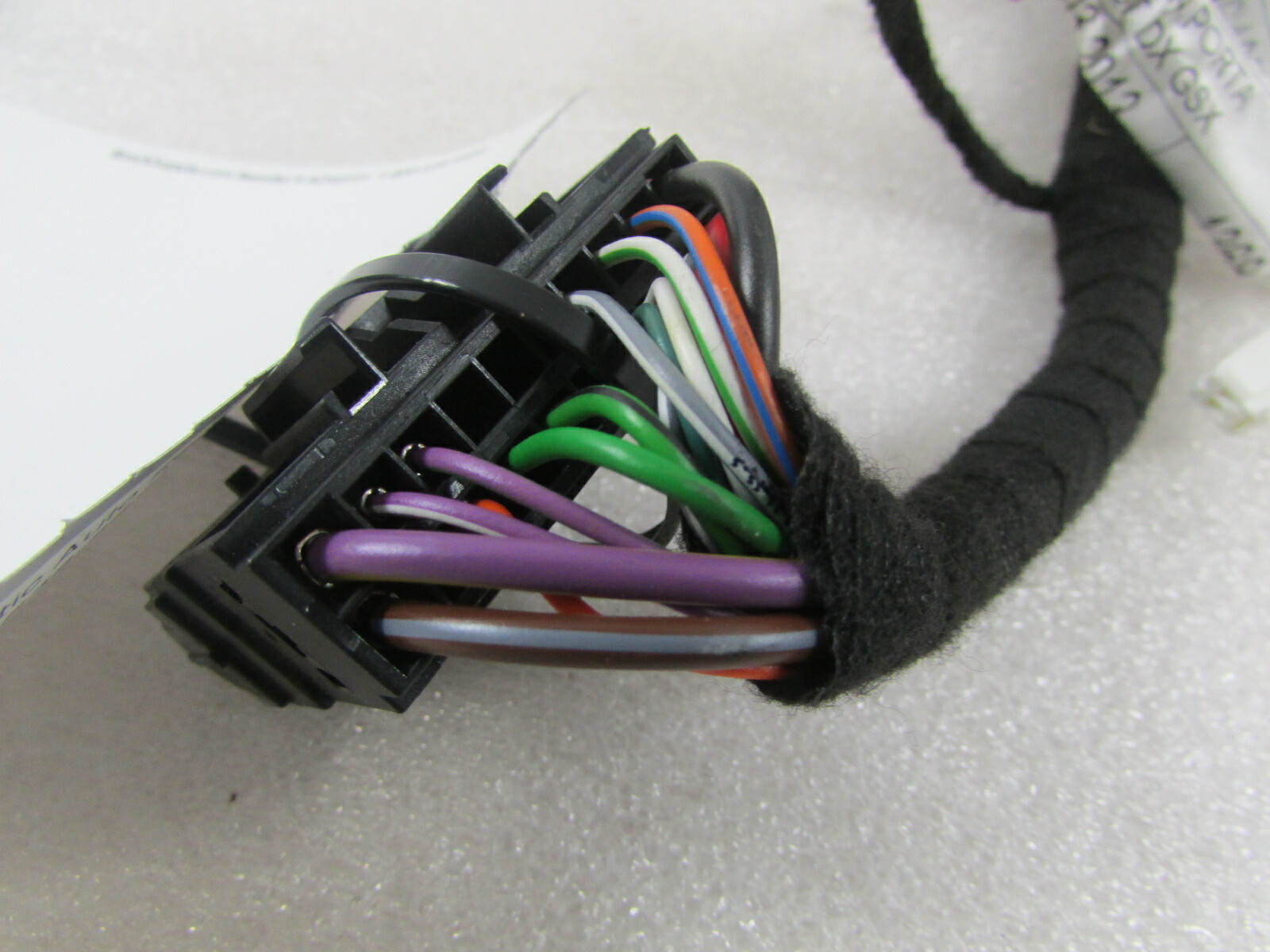 Maserati Ghibli, RH, Right Rear Door Panel Wire Harness, Used, P/N 6700086160