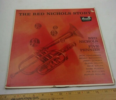 The Red Nichols Story and his five pennies vinyl Design VG record album