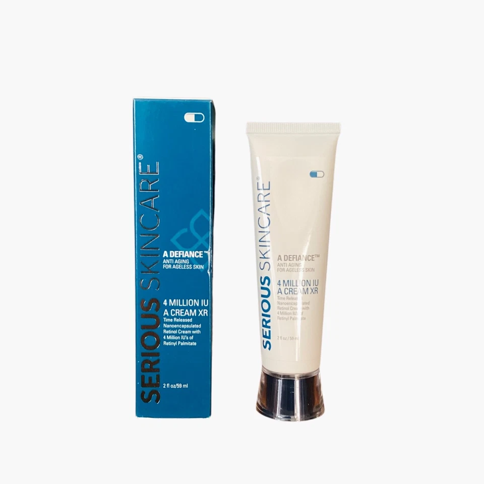 SERIOUS SKIN CARE A DEFIANCE 4 MILLION IU CREAM XR (Full Size 2oz/NWB/Sealed) - Image 1 of 1