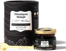 Himalayan Shilajit Resin 30G Potency Fulvic Acid 75 Serving 85+ Trace Minerals