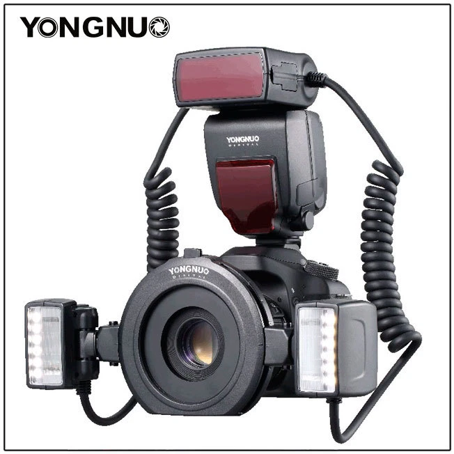 Yongnuo YN24EX E-TTL Twin Lite Macro Flash Speedlite for Canon Camera Flash Head - Image 2 of 4