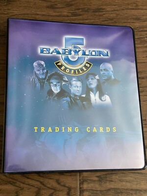 1999 SKYBOX BABYLON 5 PROFILES ALBUM BINDER for TRADING CARDS