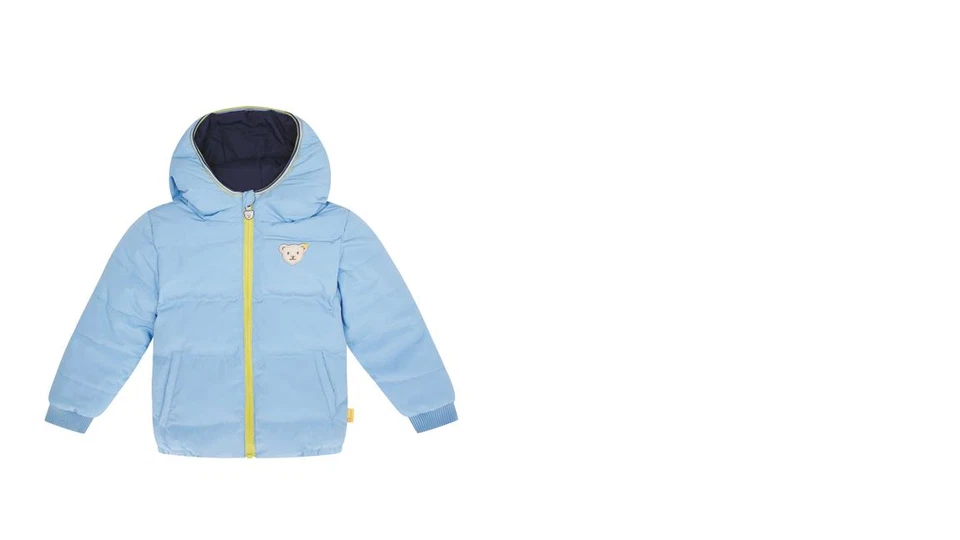 STEIFF  WINTER- JACKE / ANORAK/WENDEJACKE , blau-dunkelblau  gr.116 - Bild 1 von 1