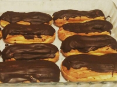 Bio Eclairs hausgemacht toll für jede Kaffeetafel