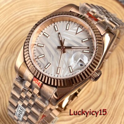 slim fit dress slacks Audemars Piguet Round Midsize Mens Dress Watch - 18K Rose Gold main image 1