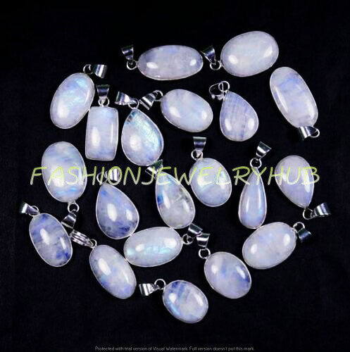 Rainbow Moonstone Pendant Rainbow Moonstone Rainbow