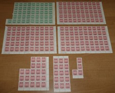 Francobolli consolari RDT 1 + 2 marchi tassa amministrativa messaggio parti foglio bordo angolo 236