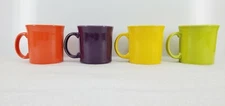 Set Lot 4 JAVA MUG poppy mulberry daffodil lemongrass FIESTA WARE 12 OZ new