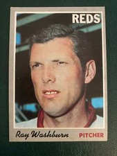 1970 TOPPS #22 RAY WASHBURN CINCINNATI REDS 030822 