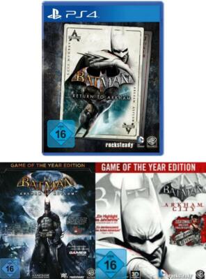 Playstation 4 Batman RETURN TO ARKHAM Asylum und Arkham City GOTY Edition NEU