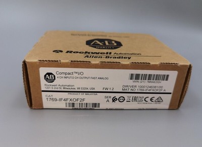 New Genuine New In Box 1769-IF4FXOF2F CompactLogix 4 CH High Speed I/O Moudle