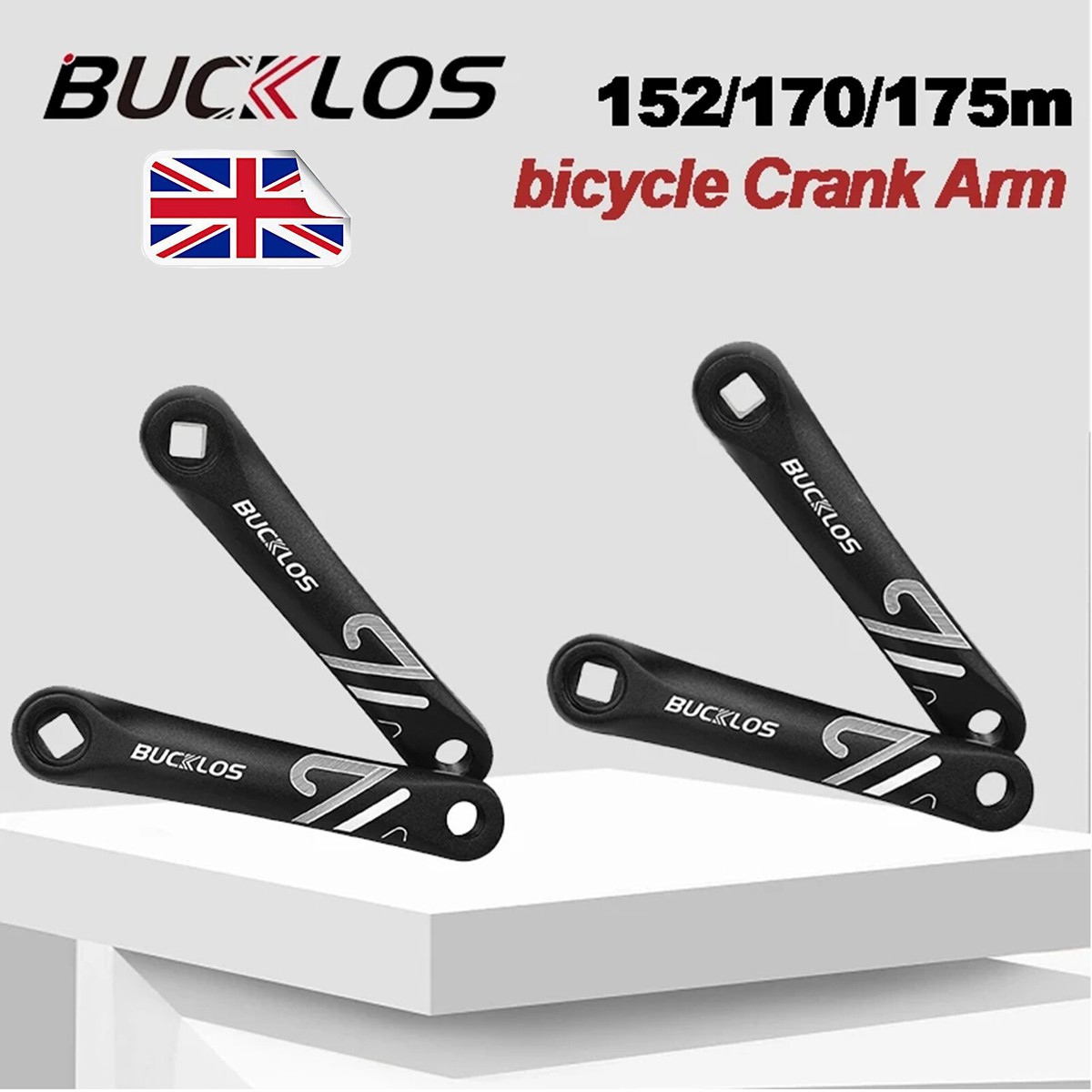 E-Bike Crank Arm 152/170/175mm Electric Bicycle Crankset Square