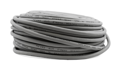 PTC Cat 5e Patch Grey Ethernet Internet LAN Network Cable 100 ft.