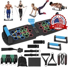 Equipo de gimnasio para el hogar con tabla de flexiones con conteo automático US