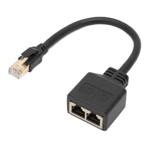 Lan-Kabel-Splitter Cat 8 Rj45-Ethernet-Adapterkabel Abs - Afbeelding 6 van 22