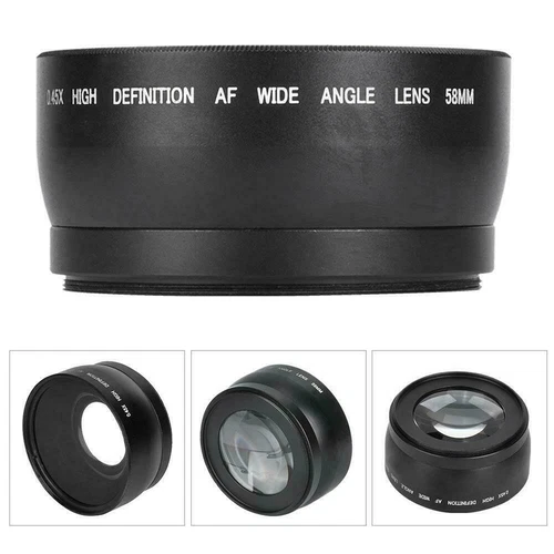 58mm 0.45X Wide Angle Macro Lens For Nikon D7500 D5200 D5300 D3100 D3300 D3400 - Picture 12 of 12