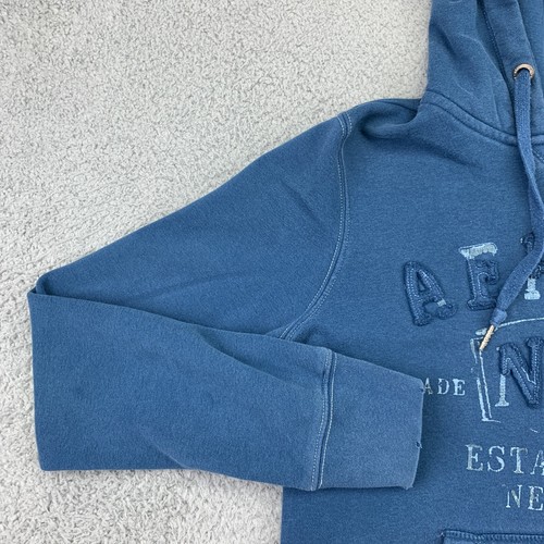 Aeropostale Hoodie Boys Large Blue Sweatshirt Hooded Long Sleeve Pullover Youth - Picture 6 of 10