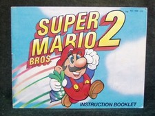 SUPER MARIO BROS 2 Instruction Manual - No Game NES Nintendo