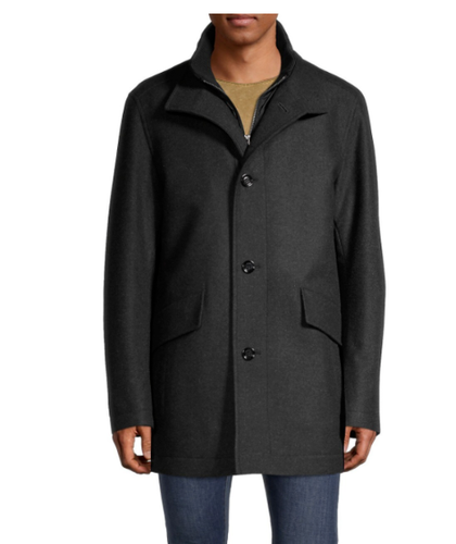 NEW HUGO BOSS Coxtan 8 Gray Black Rich 